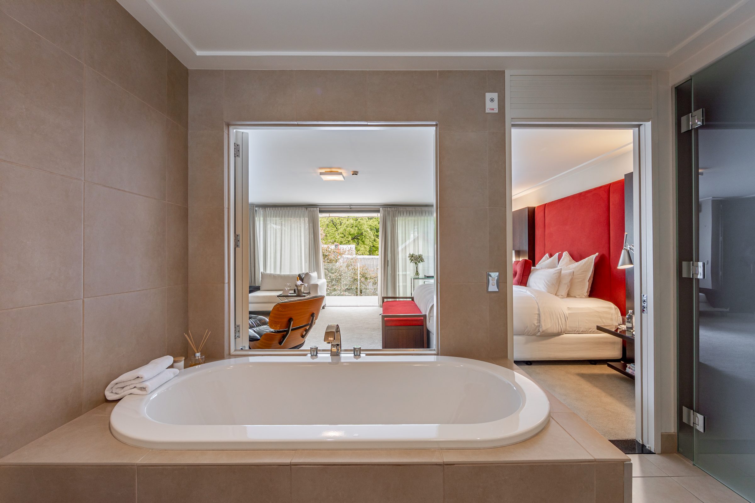 The Spire Hotel room